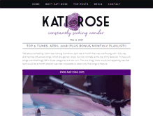 Tablet Screenshot of kati-rose.com